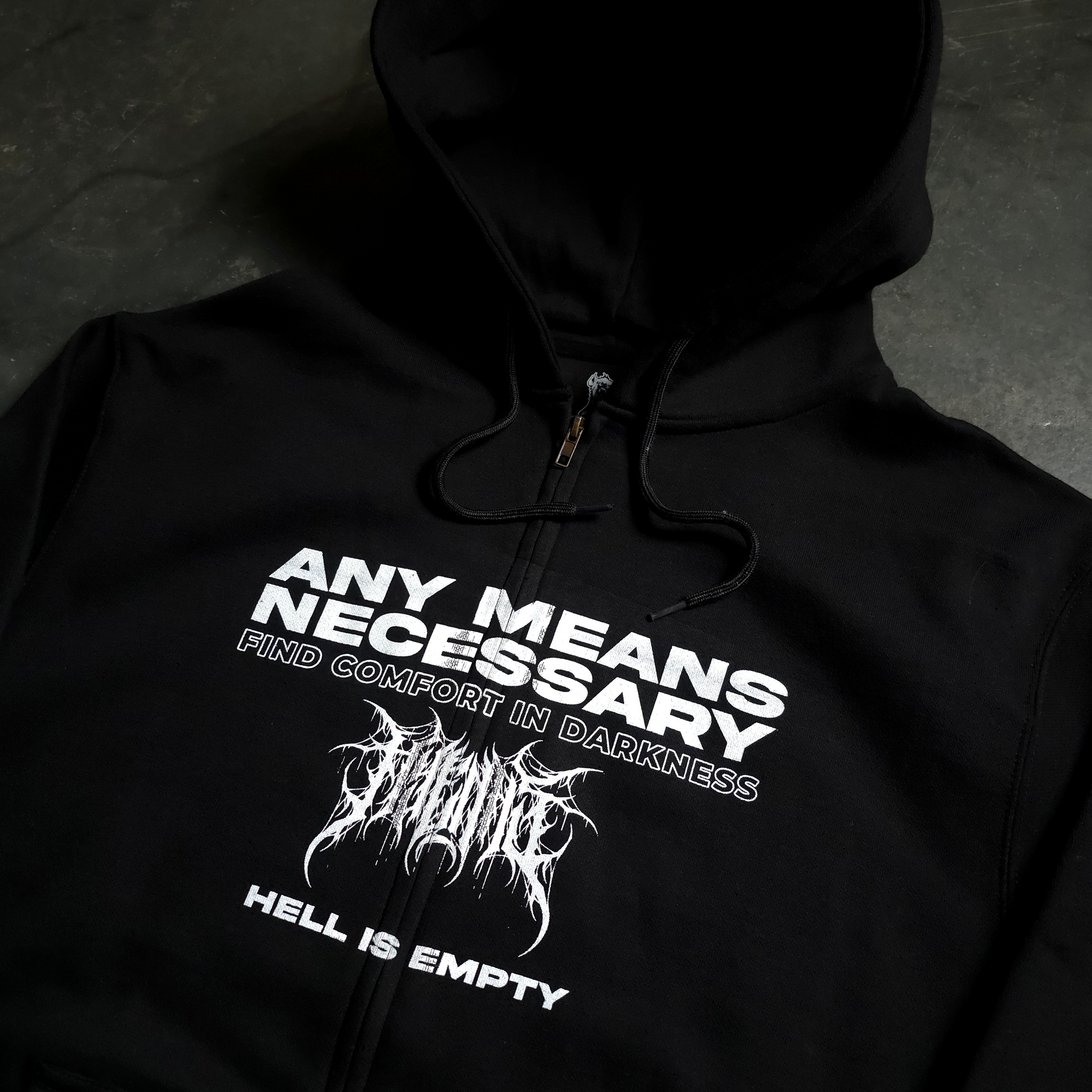 Hell is Empty Zip Up Hoodie