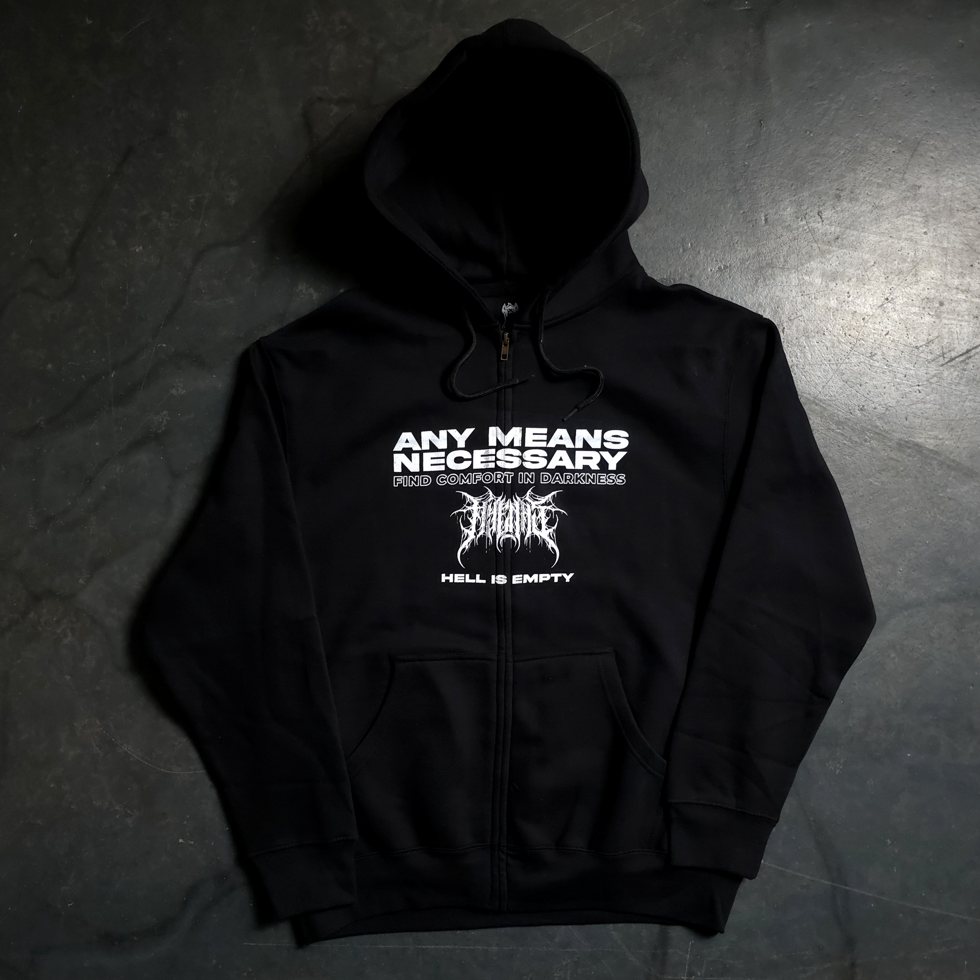 Hell is Empty Zip Up Hoodie
