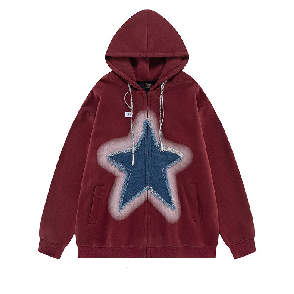 Fashion American Retro Cardigan Top